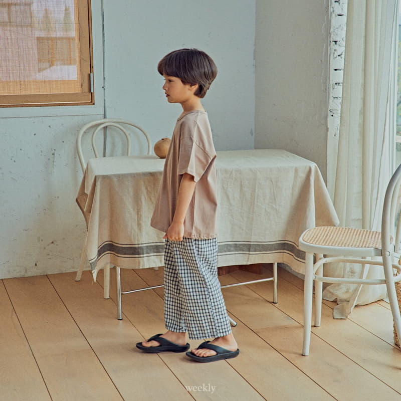 Weekly - Korean Children Fashion - #kidsstore - Vender Check Pants - 12