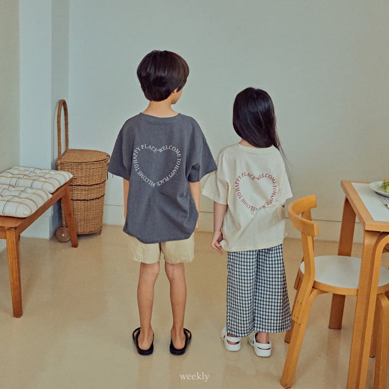 Weekly - Korean Children Fashion - #kidsstore - Heart Lettering Tee - 6