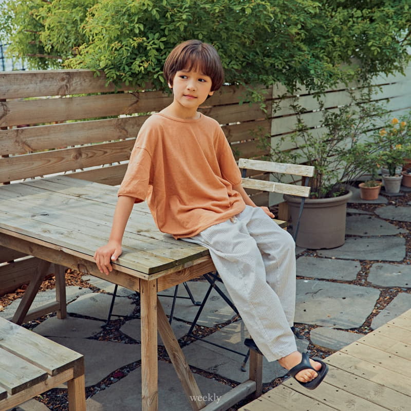Weekly - Korean Children Fashion - #kidsstore - Something Linen Tee - 5