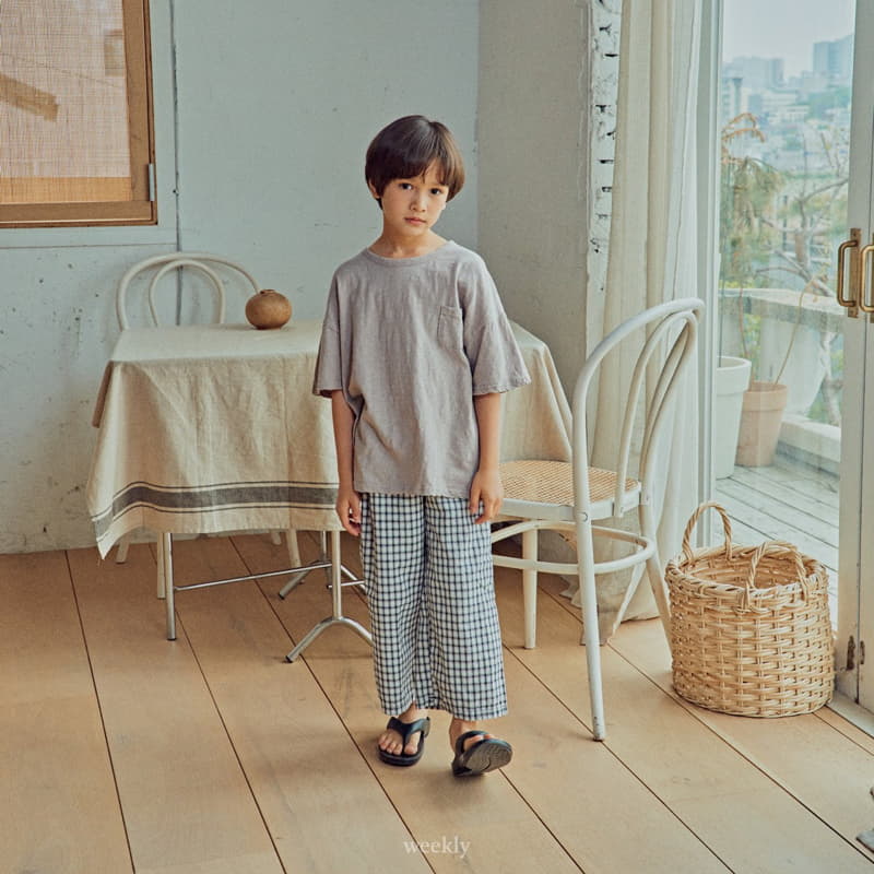 Weekly - Korean Children Fashion - #kidsstore - Slav Pocket Tee