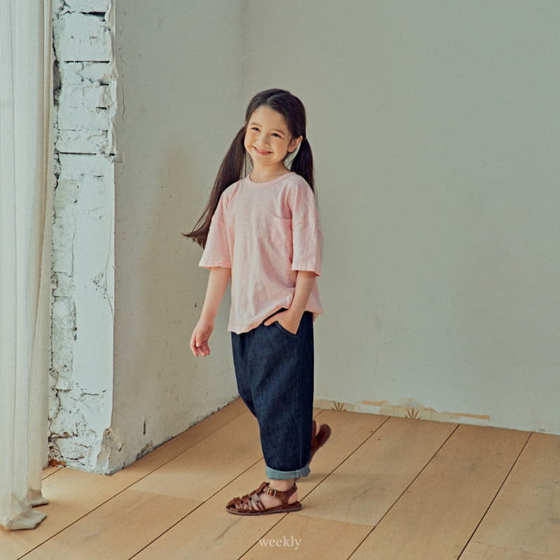 Weekly - Korean Children Fashion - #kidzfashiontrend - Linen Semi Jeans