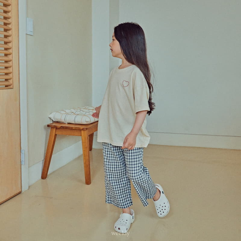 Weekly - Korean Children Fashion - #littlefashionista - Vender Check Pants