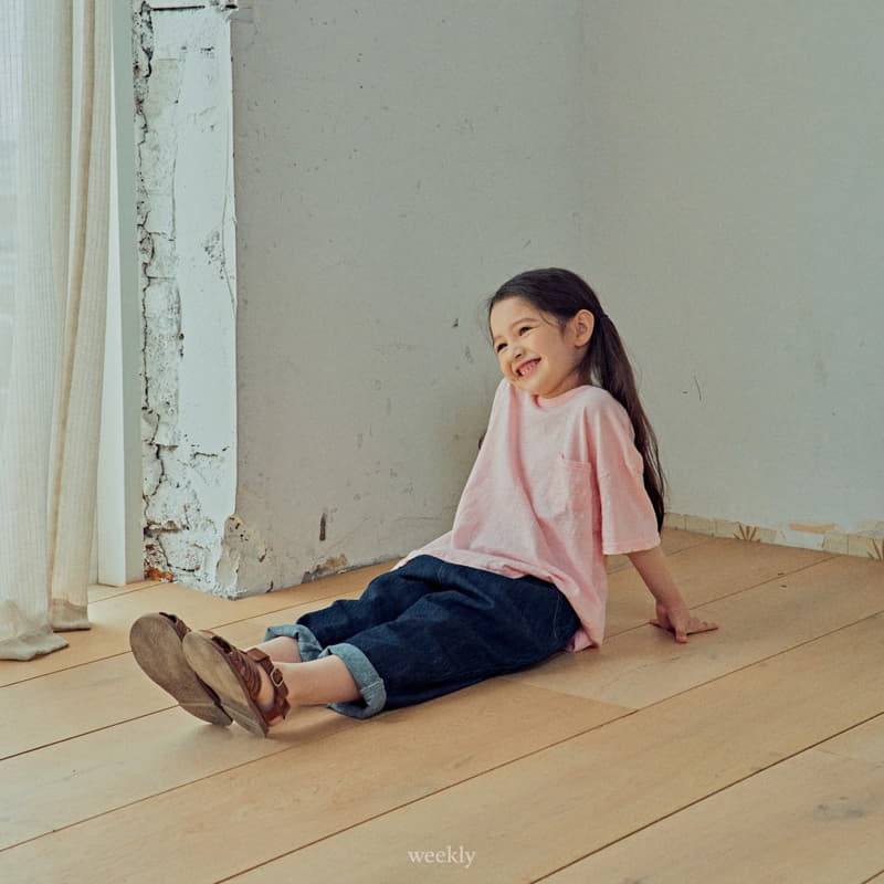 Weekly - Korean Children Fashion - #littlefashionista - Linen Semi Jeans - 4