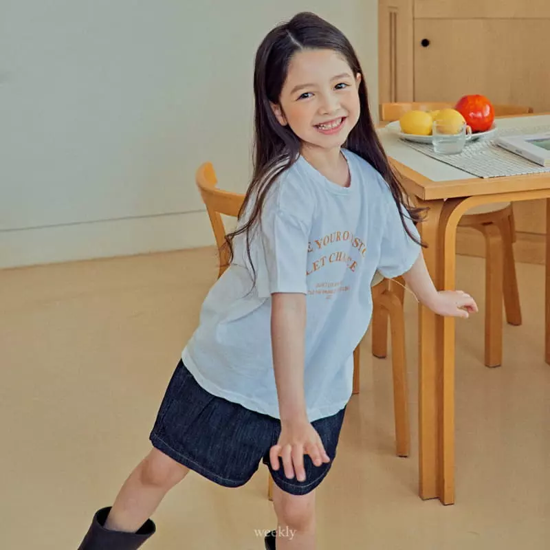 Weekly - Korean Children Fashion - #magicofchildhood - Blue Denim Shorts - 3