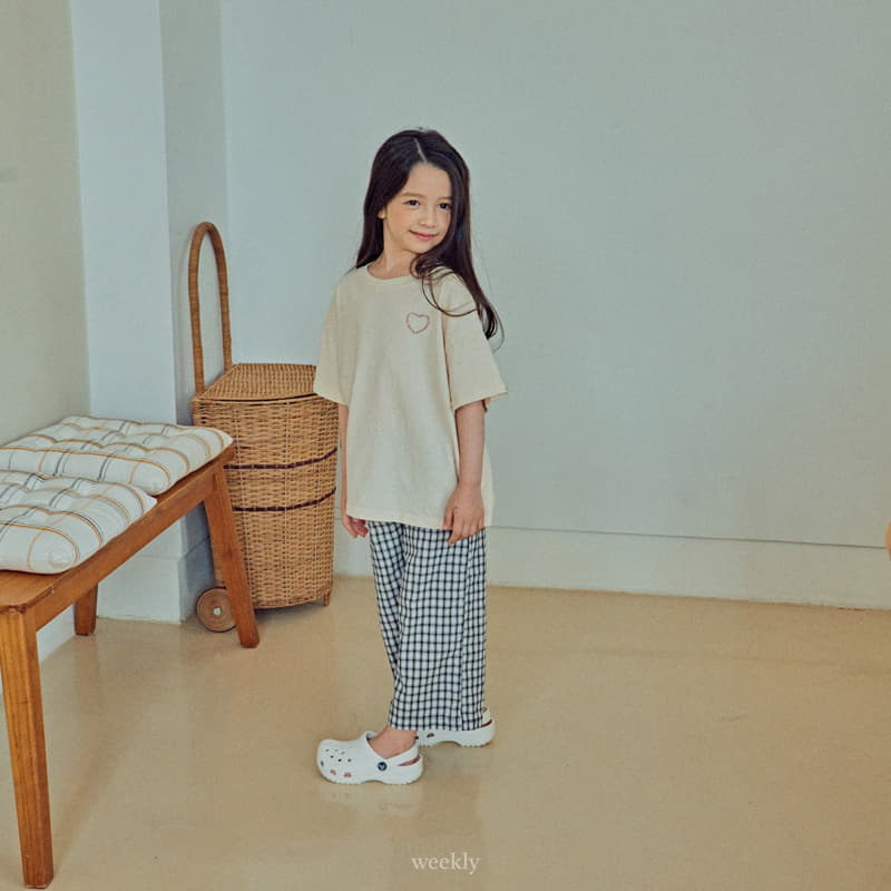 Weekly - Korean Children Fashion - #magicofchildhood - Vender Check Pants - 2