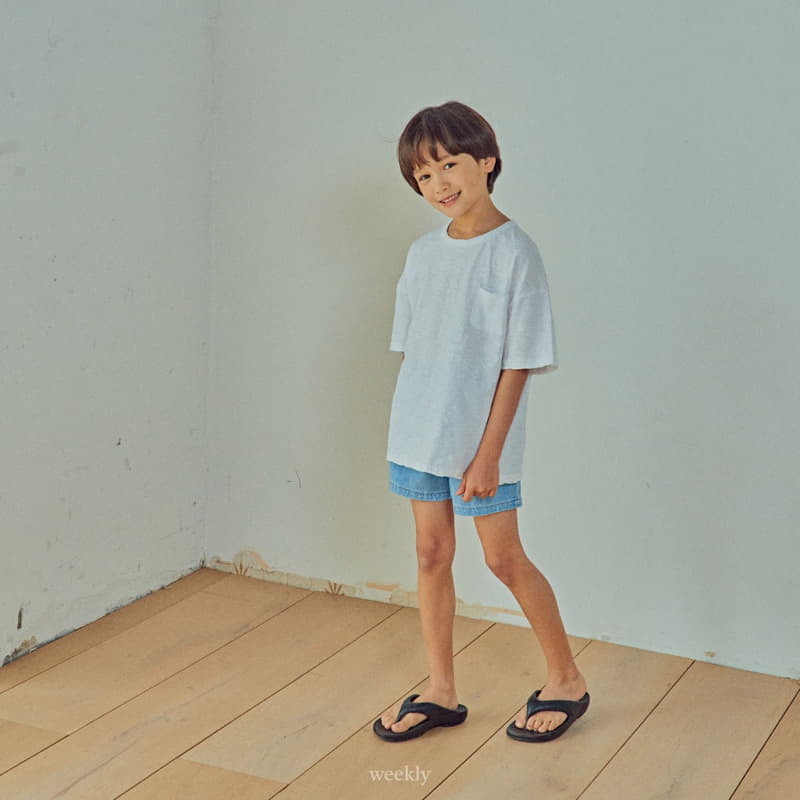 Weekly - Korean Children Fashion - #stylishchildhood - Slav Pocket Tee - 10