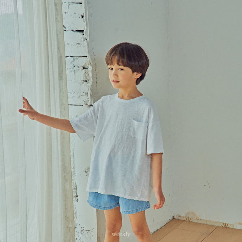 Weekly - Korean Children Fashion - #todddlerfashion - Slav Pocket Tee - 8