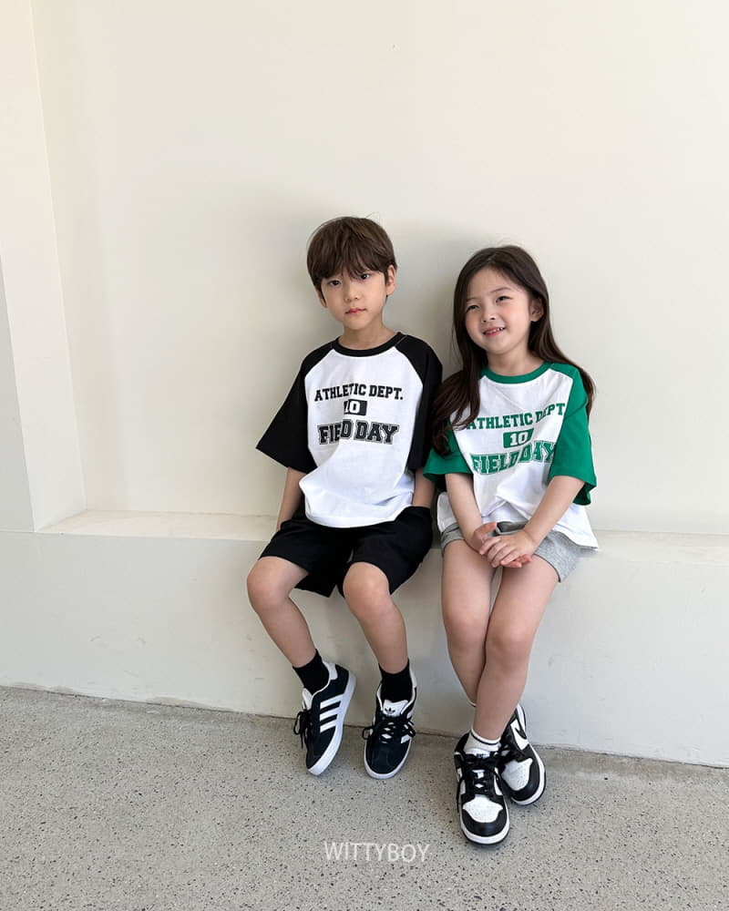 Witty Boy - Korean Children Fashion - #Kfashion4kids - Field Raglan Tee - 12