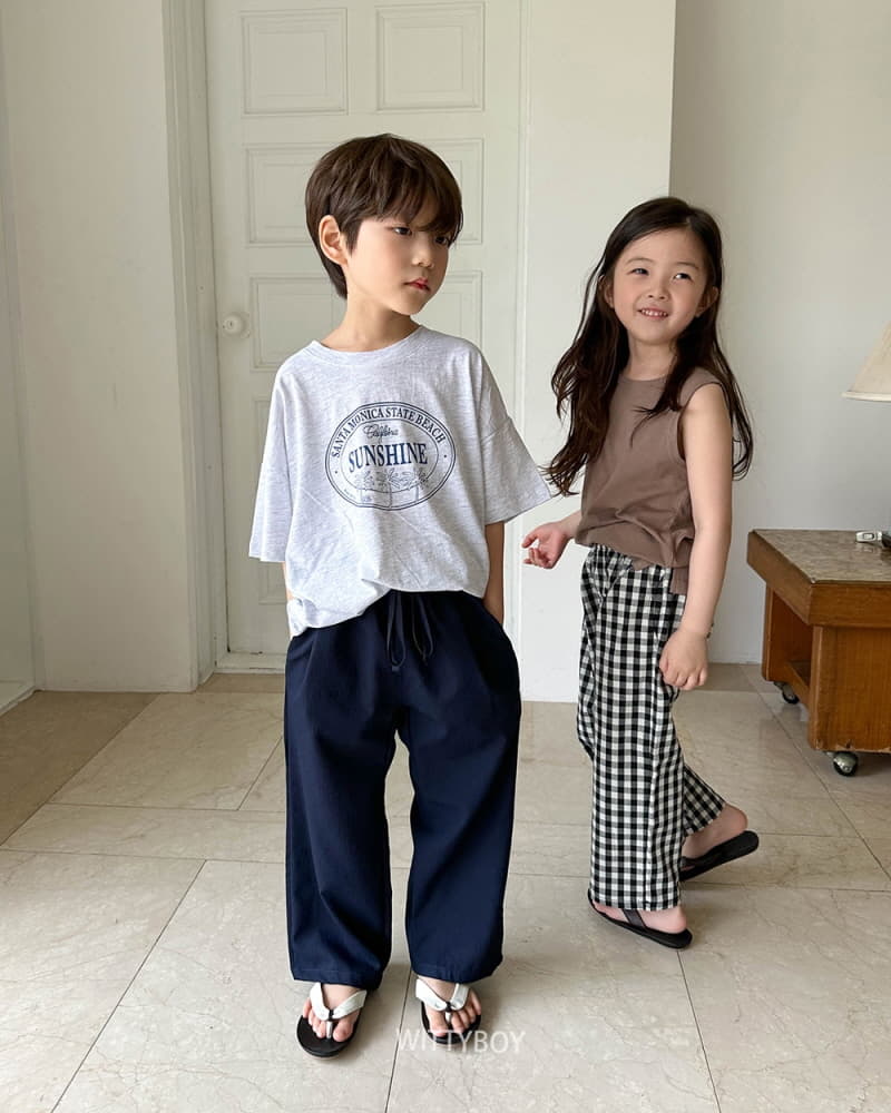 Witty Boy - Korean Children Fashion - #childofig - Momo Check Pants - 3
