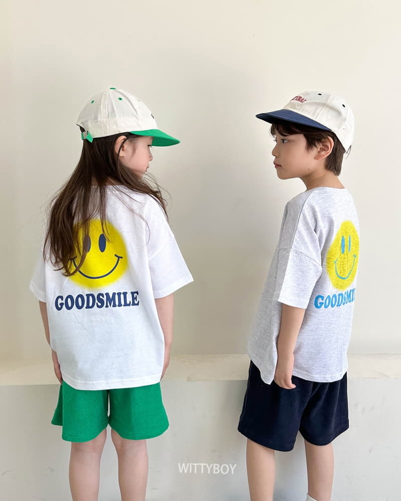 Witty Boy - Korean Children Fashion - #childofig - Smile Tee - 2