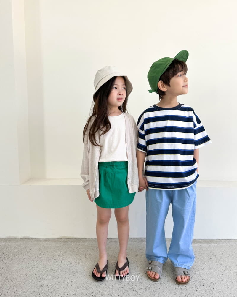 Witty Boy - Korean Children Fashion - #childofig - Friend Stipes Tee - 8