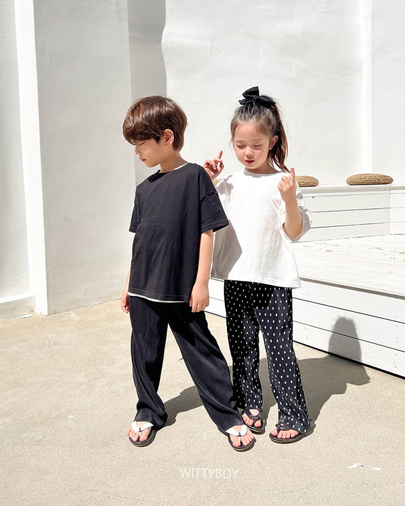 Witty Boy - Korean Children Fashion - #childofig - Pleats Pants - 6