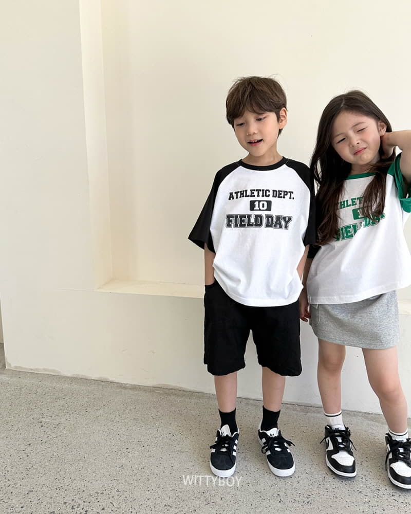 Witty Boy - Korean Children Fashion - #childofig - Field Raglan Tee - 4