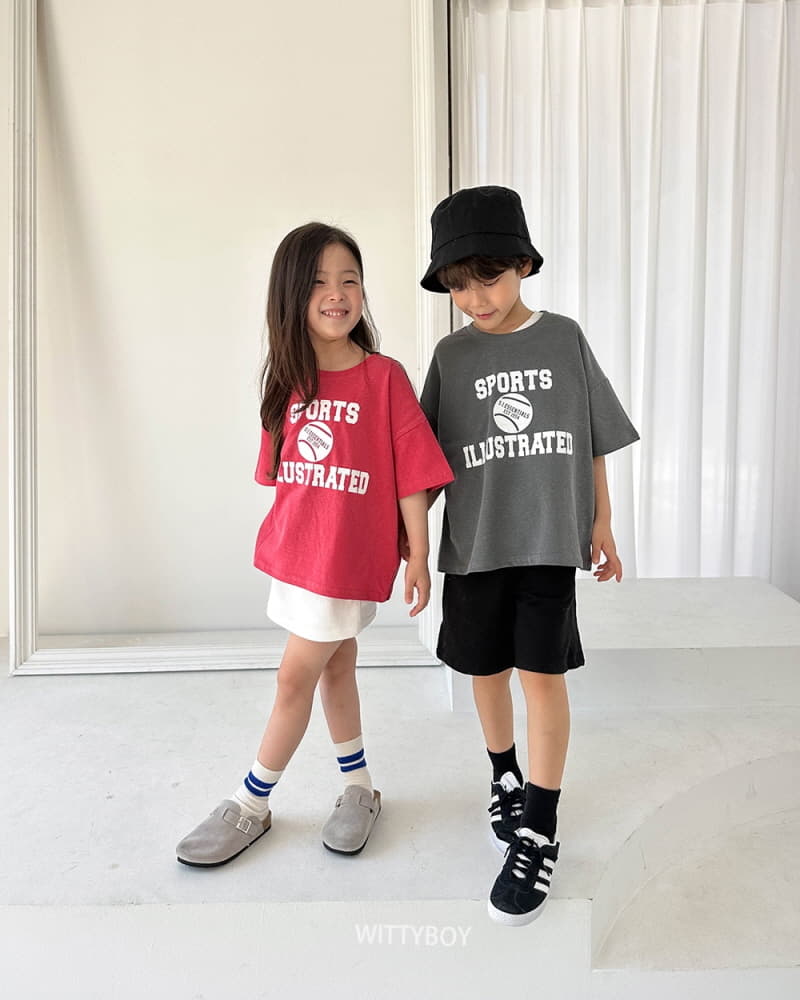 Witty Boy - Korean Children Fashion - #childrensboutique - Sporty Tee - 3