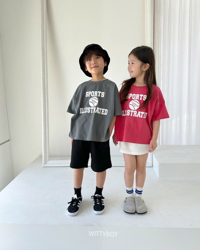 Witty Boy - Korean Children Fashion - #childrensboutique - Sporty Tee - 4