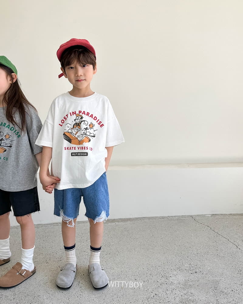 Witty Boy - Korean Children Fashion - #designkidswear - Paradise Tee - 3