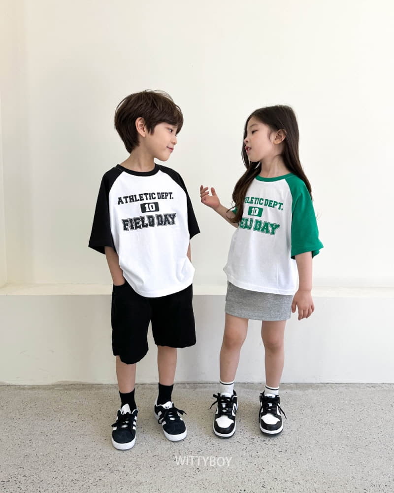Witty Boy - Korean Children Fashion - #designkidswear - Field Raglan Tee - 6