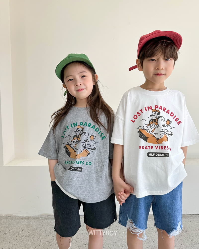Witty Boy - Korean Children Fashion - #designkidswear - Paradise Tee - 4