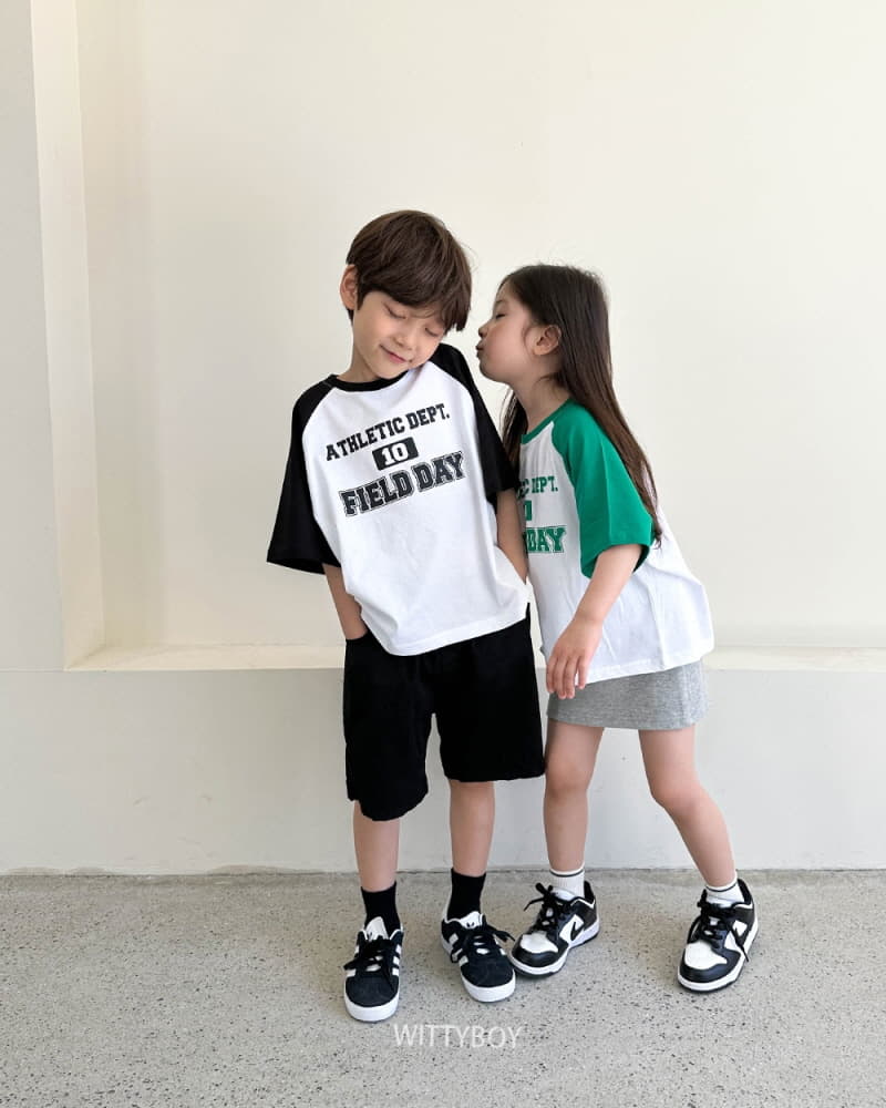 Witty Boy - Korean Children Fashion - #discoveringself - Field Raglan Tee - 7