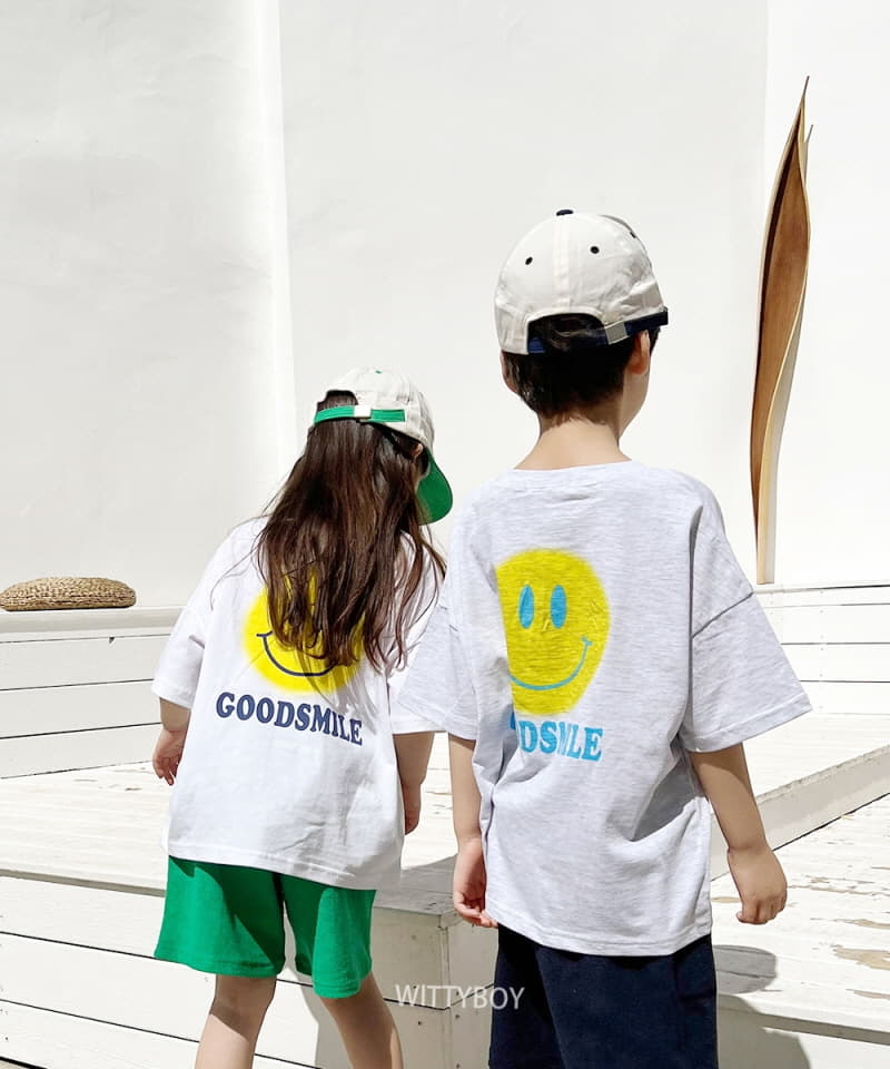 Witty Boy - Korean Children Fashion - #fashionkids - Smile Tee - 7