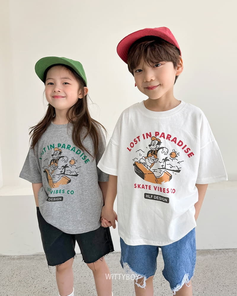 Witty Boy - Korean Children Fashion - #fashionkids - Paradise Tee - 5