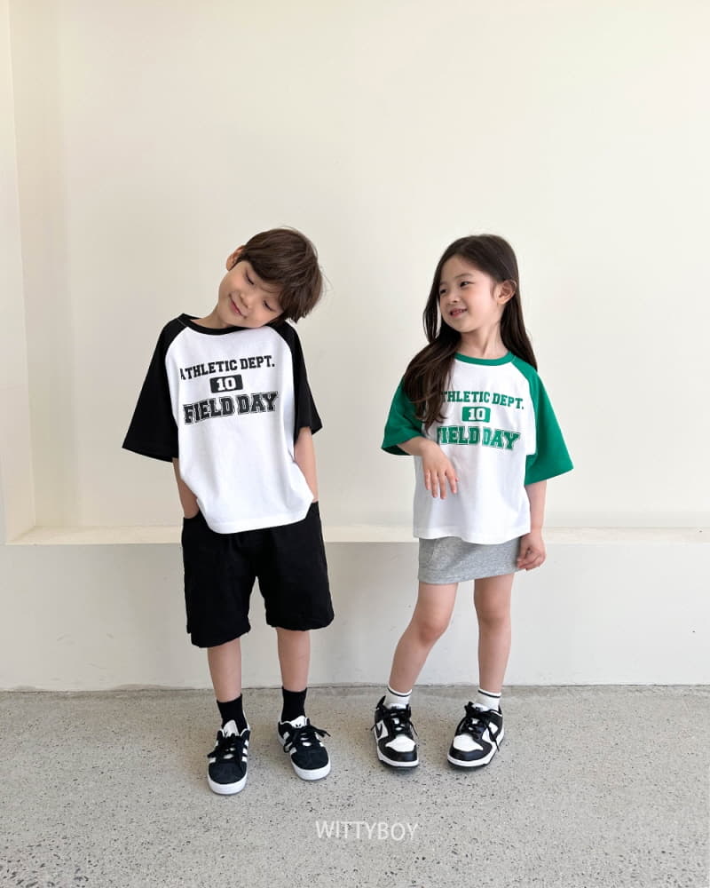 Witty Boy - Korean Children Fashion - #fashionkids - Field Raglan Tee - 8