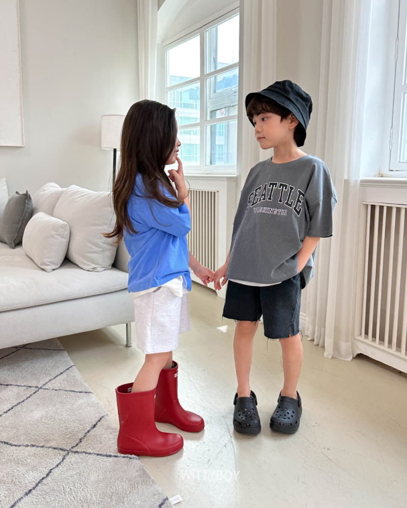 Witty Boy - Korean Children Fashion - #kidsshorts - Flip Jeans - 11