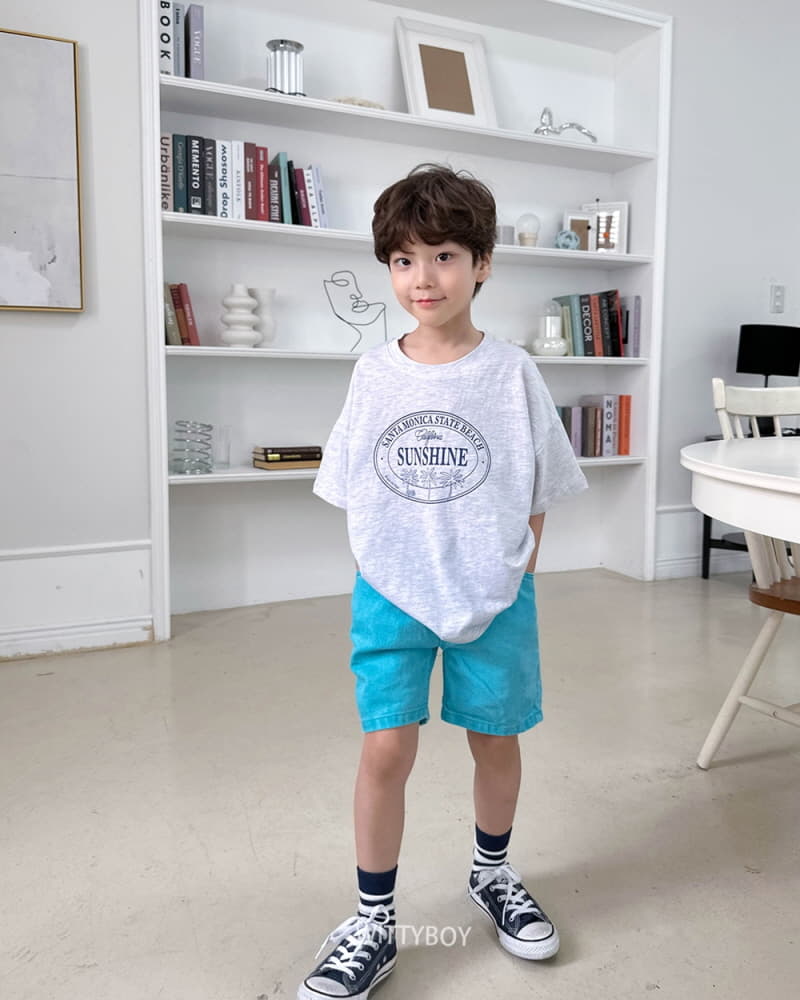 Witty Boy - Korean Children Fashion - #kidsshorts - Pig Dyeing Pants - 10