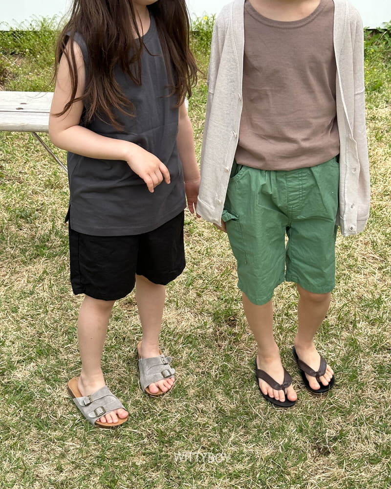 Witty Boy - Korean Children Fashion - #kidsstore - Vove Sleeveless - 3
