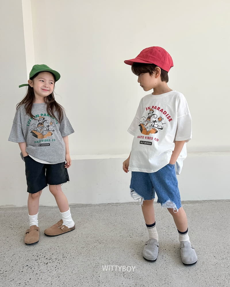 Witty Boy - Korean Children Fashion - #kidsstore - Paradise Tee - 7