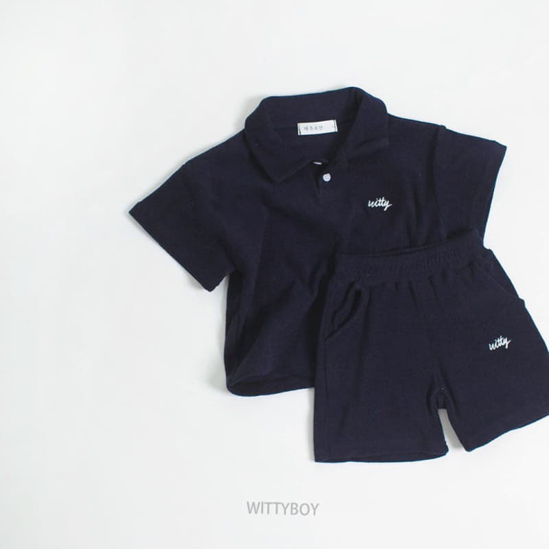 Witty Boy - Korean Children Fashion - #kidzfashiontrend - W Terry Pants - 5