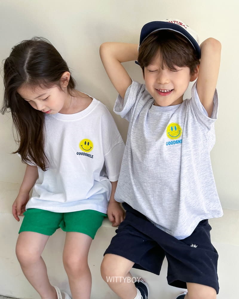 Witty Boy - Korean Children Fashion - #littlefashionista - Smile Tee - 12