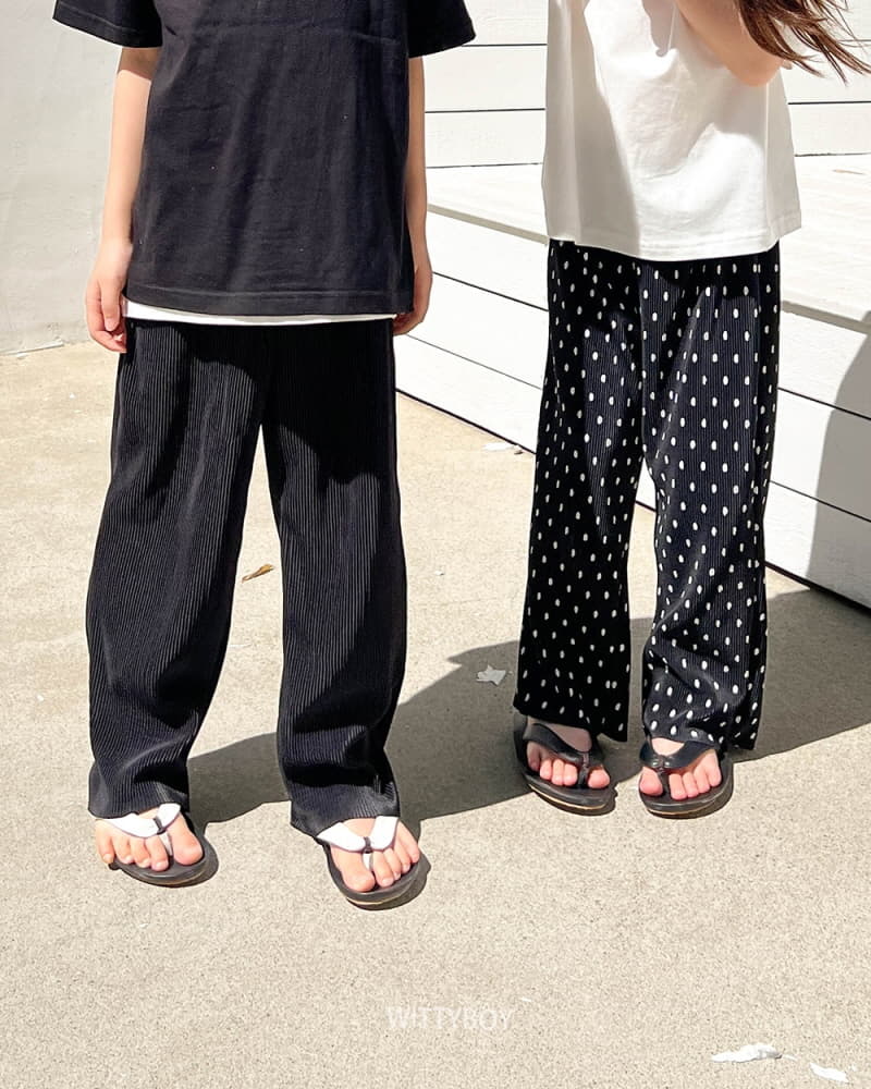 Witty Boy - Korean Children Fashion - #littlefashionista - Pleats Pants - 2