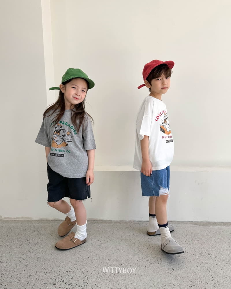 Witty Boy - Korean Children Fashion - #magicofchildhood - Paradise Tee - 11