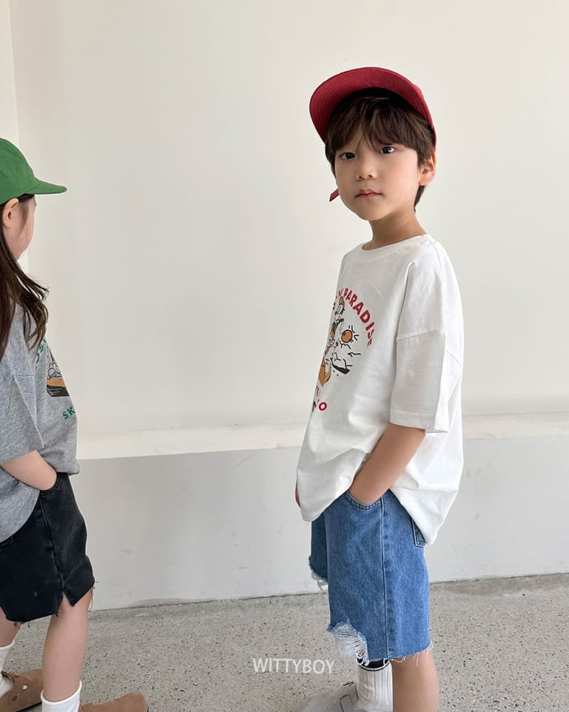 Witty Boy - Korean Children Fashion - #minifashionista - Paradise Tee - 12