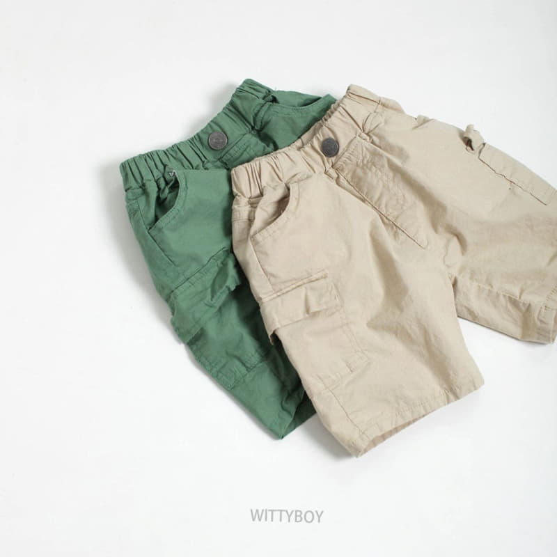 Witty Boy - Korean Children Fashion - #prettylittlegirls - Hip Cargo Pants