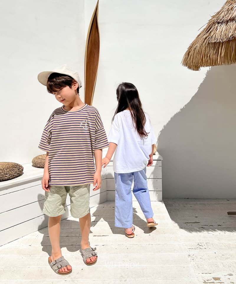 Witty Boy - Korean Children Fashion - #minifashionista - Marine Stripes Tee - 4