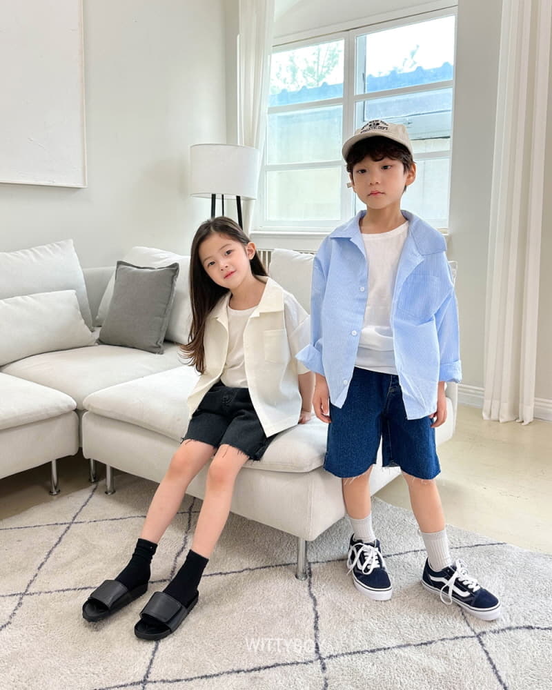 Witty Boy - Korean Children Fashion - #minifashionista - Flip Jeans - 4