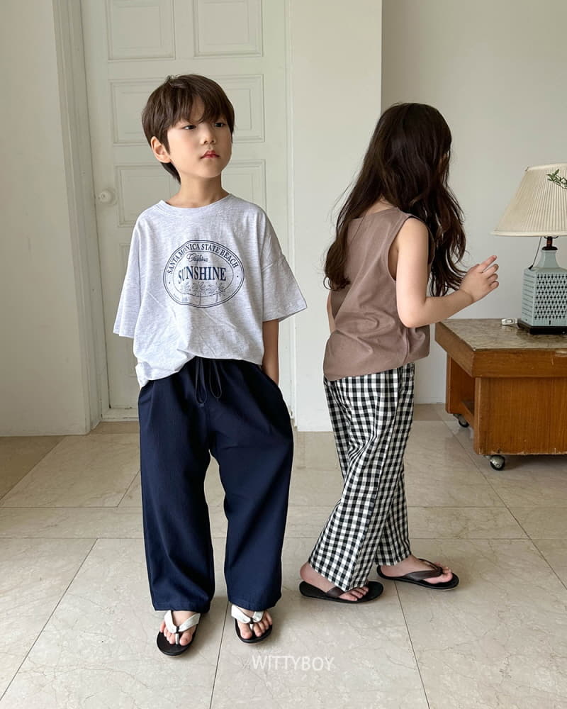 Witty Boy - Korean Children Fashion - #stylishchildhood - Momo Check Pants - 2