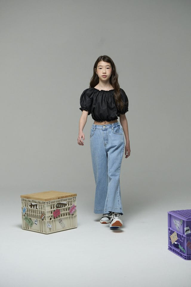 a-Market - Korean Children Fashion - #Kfashion4kids - Wide Jeans - 9