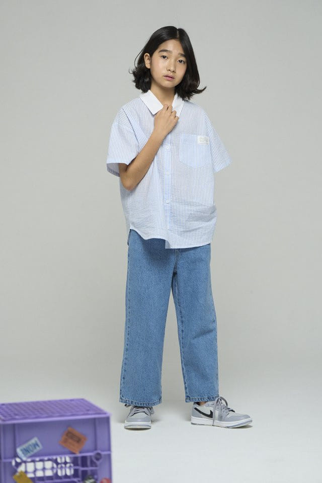 a-Market - Korean Children Fashion - #Kfashion4kids - Sand Straight Jeans - 5