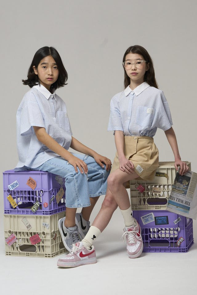 a-Market - Korean Children Fashion - #childofig - Stripes Shirts - 2