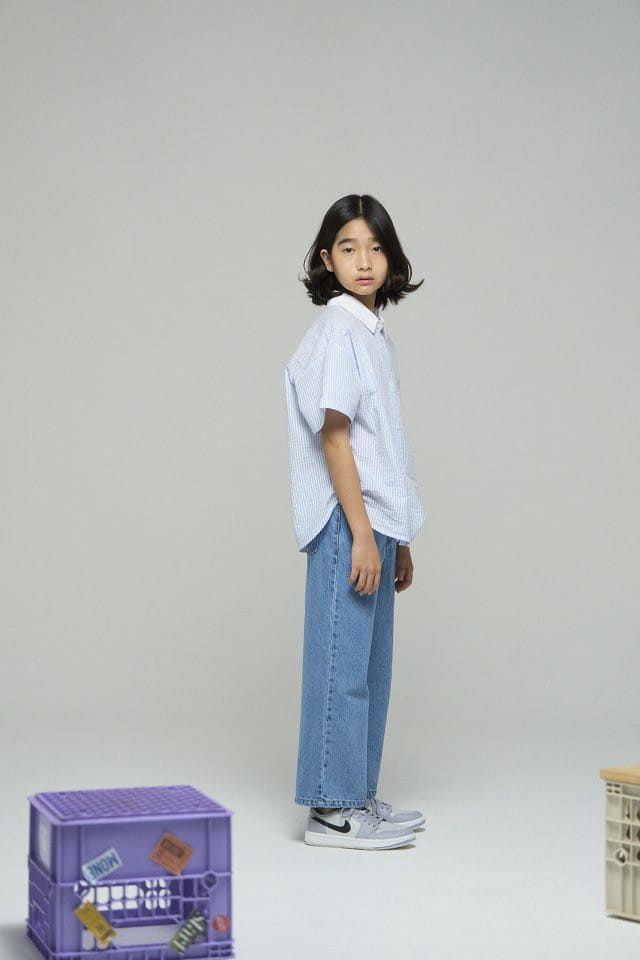 a-Market - Korean Children Fashion - #childofig - Sand Straight Jeans - 10
