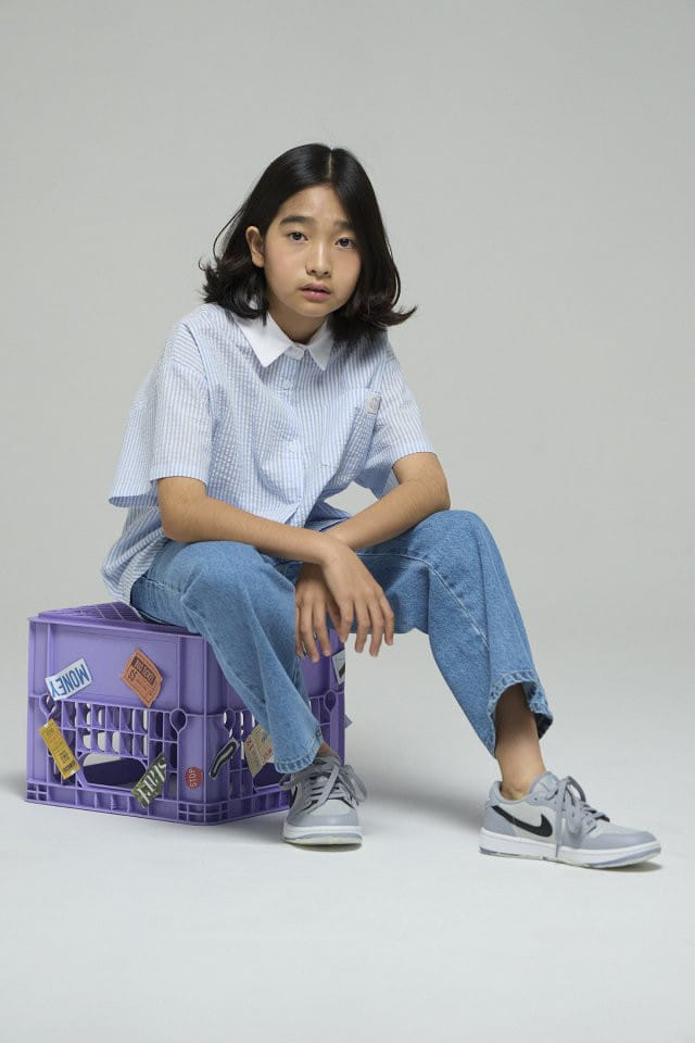 a-Market - Korean Children Fashion - #childofig - Sand Straight Jeans - 11