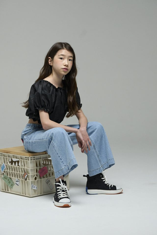 a-Market - Korean Children Fashion - #childrensboutique - Wide Jeans - 2