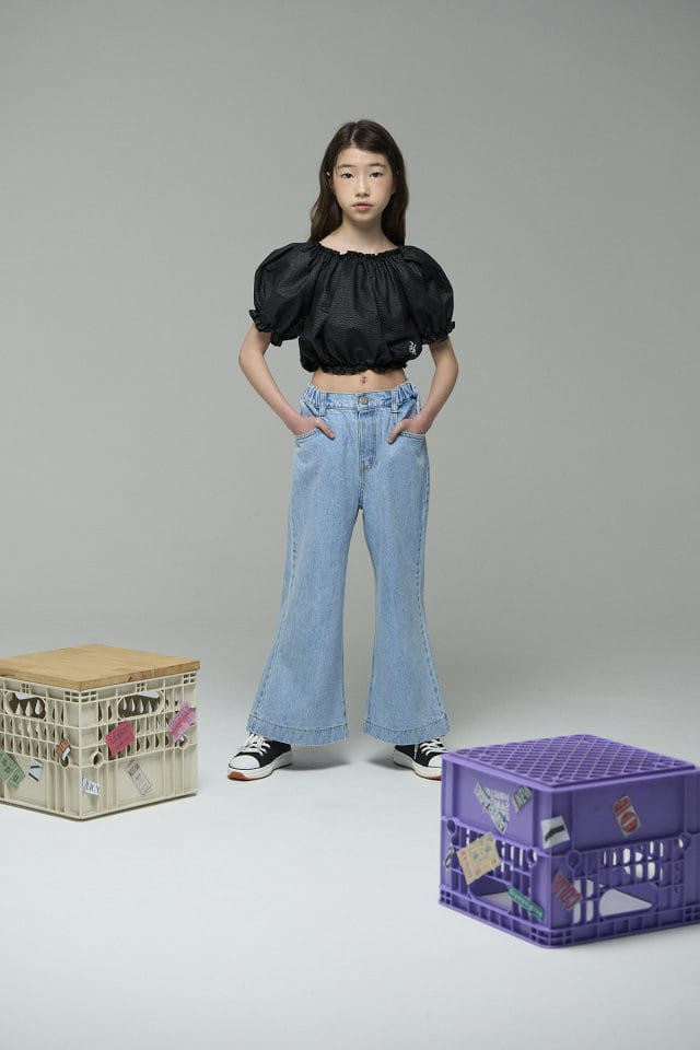 a-Market - Korean Children Fashion - #designkidswear - Wide Jeans - 3