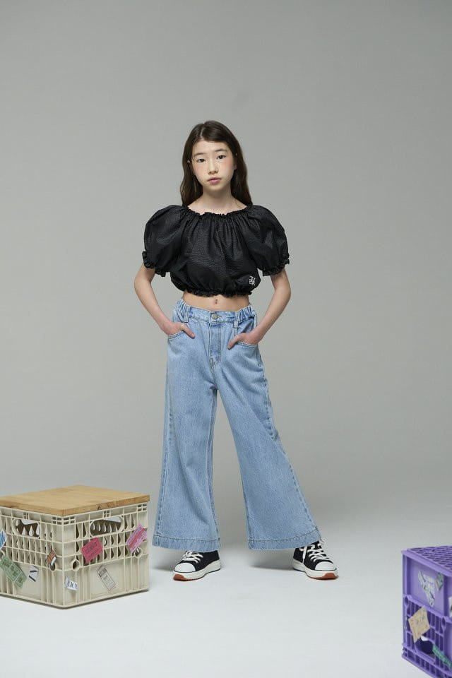 a-Market - Korean Children Fashion - #designkidswear - Wide Jeans - 4