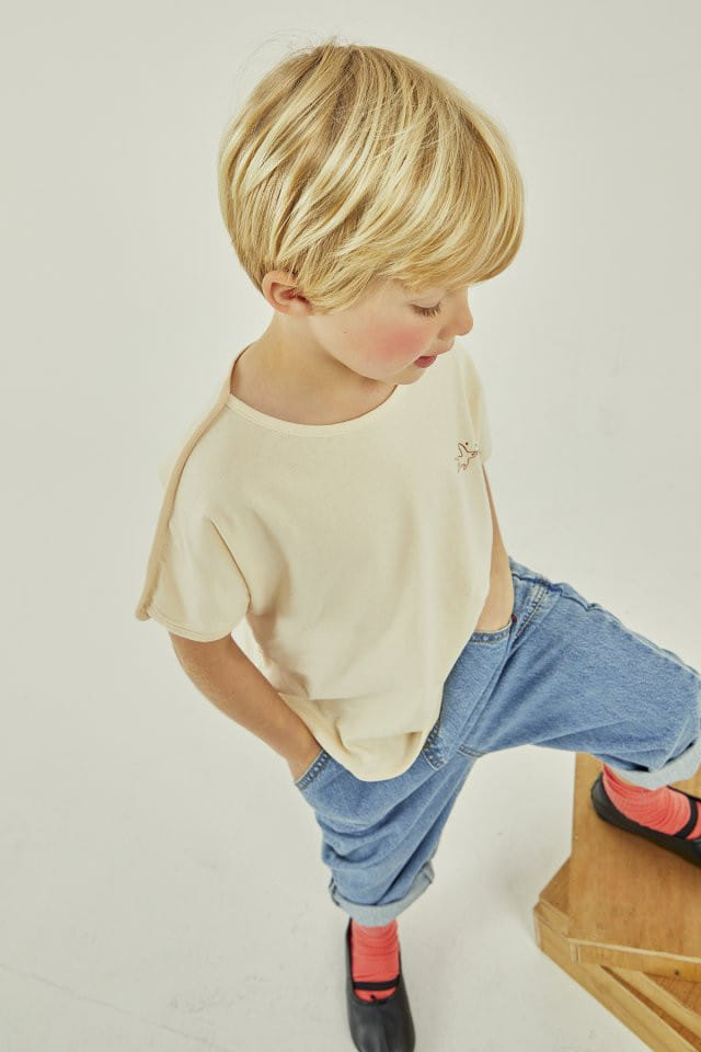 a-Market - Korean Children Fashion - #fashionkids - Bird Jeans - 6