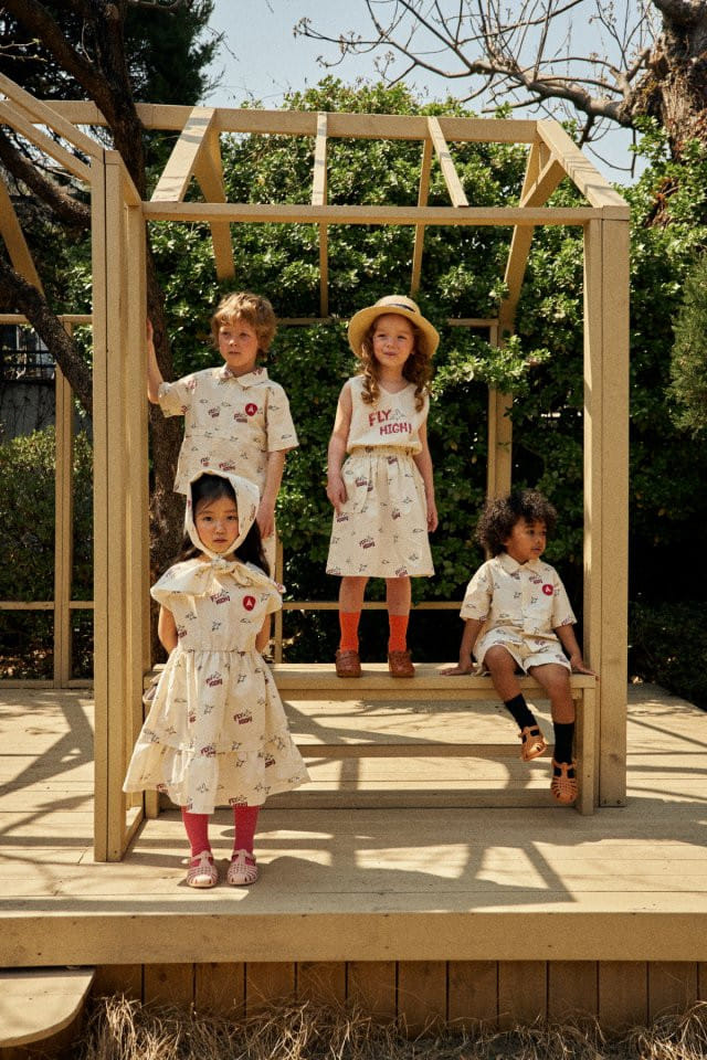 a-Market - Korean Children Fashion - #fashionkids - A Bird Frill Skirt - 3