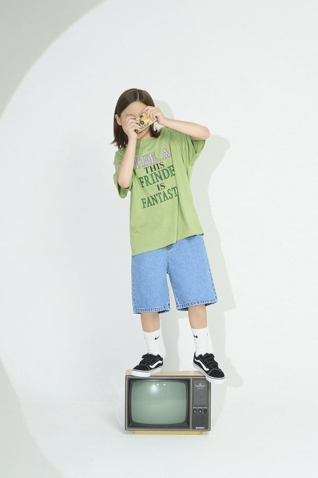 a-Market - Korean Children Fashion - #kidsshorts - Friend Tee - 9